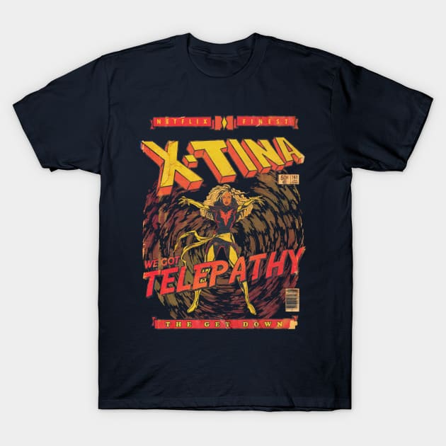 Xtina Telepathy T-Shirt by guirodrigues